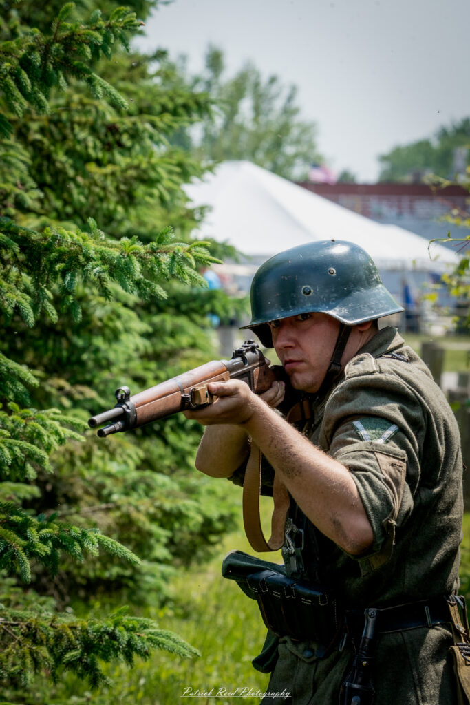 German WWII Reenactors – USS LST 393 Reenactment, June 7th, 2025